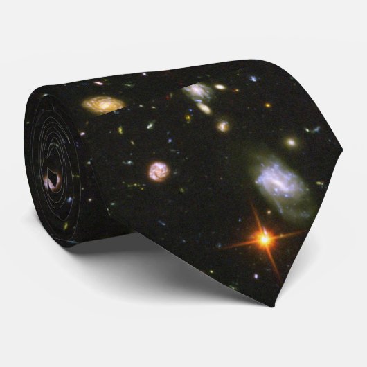 Hubble Ultra Deep Field Afbeelding Stropdas (Opgerold)