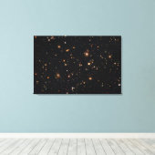 Hubble Ultra Deep Field Infrarood Uitzicht van ste Canvas Afdruk (Insitu (Houten vloer))