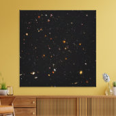 Hubble Ultra Deep Field Uitzicht van 10.000 sterre Canvas Afdruk (Insitu (Woonkamer))