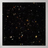 Hubble Ultra Deep Space Field Poster (Voorkant)