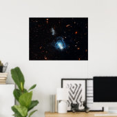 Hubble vindt Mature Galaxy Masquerading as Toddler Poster (Thuiskantoor)