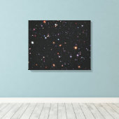 Hubble Xtreme Deep Field Canvas Afdruk (Insitu (Houten vloer))