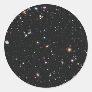 Hubble Xtreme Deep Field Ronde Sticker