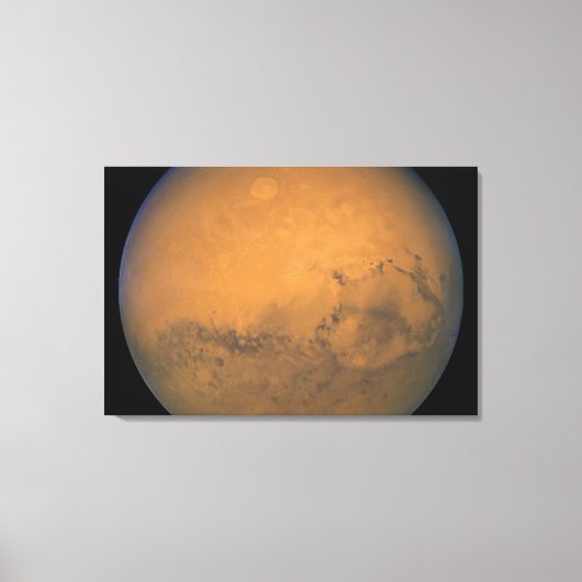 Hubble's dichtste Uitzicht van Mars Canvas Afdruk (Voorkant)