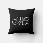 Hubby de heer Pillow Kussen (Achterkant)