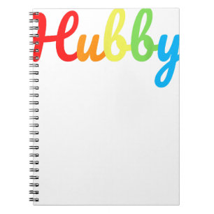 Hubby Gay Pride LGBT Huwelijkscadeaus Honeymoon Notitieboek