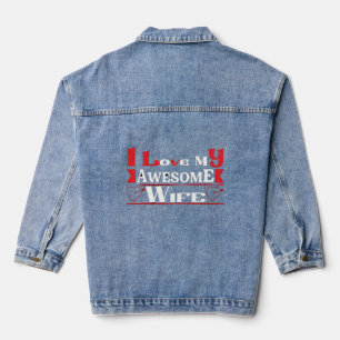 Hubby Hilarity: brutale Shirten voor vrouwen die h Denim Jacket
