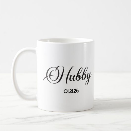 Hubby Mariage tasse à café (Gauche)