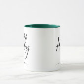 Hubby Modern Typography Husband Jubileum Mok (Midden)