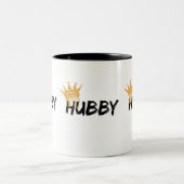 Hubby  tweekleurige koffiemok (Center)