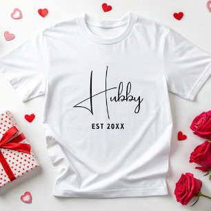 Hubby Wifey Est Pas getrouwd Huwelijksreis Cadeau  T-shirt