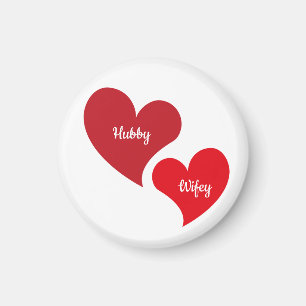 Hubby Wifey magneet