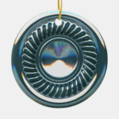 hubcap 2 keramisch ornament (Voorkant)