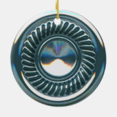 hubcap 2 keramisch ornament (Achterkant)