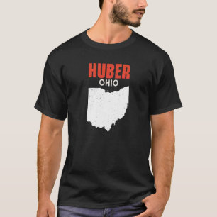 HUBER HEIGHTS Ohio USA State America Travel Ohioan T-shirt