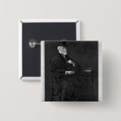 Hubert George de Burgh-Canning Vierkante Button 5,1 Cm (Voorkant /achterkant)