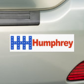Hubert Humphrey HH  Bumpersticker (Op auto)