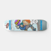 Hubris Schaats Deck met pasta Skateboard (Horizontaal)