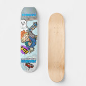 Hubris Schaats Deck met pasta Skateboard (Voorkant)