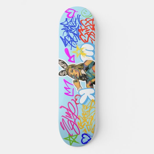 HUCCI 'Kate Moss' Portret Skateboard Decks (Voorkant)