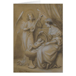 Huche d'ange de Jésus de bébé de Vierge Marie d