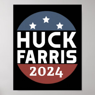 Huck Farris Pro Trump Pro Freedom Kamala is niet v Poster