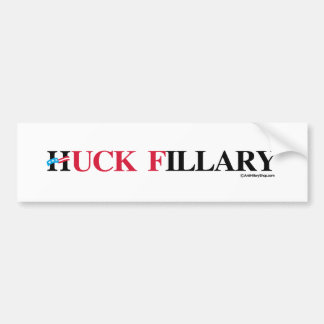Huck Fillary - Anti-Hillary -.png Bumpersticker