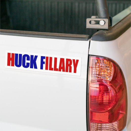 "HUCK FILLARY" BUMPERSTICKER (Op Truck)