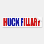 "HUCK FILLARY" BUMPERSTICKER (Voorkant)