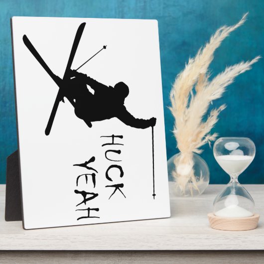 Huck Ja (kiing) Fotoplaat (Zijkant)