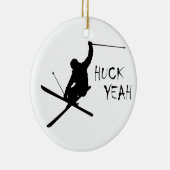 Huck Ja (kiing) Keramisch Ornament (Rechts)