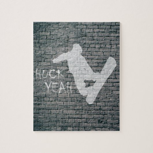 Huck Ja (Snowboarding) Legpuzzel (Verticaal)