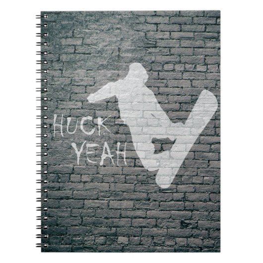Huck Ja (Snowboarding) Notitieboek (Voorkant)
