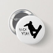 Huck Ja (Snowboarding) Ronde Button 5,7 Cm (Voorkant /achterkant)