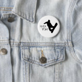 Huck Ja (Snowboarding) Ronde Button 5,7 Cm (In situ)