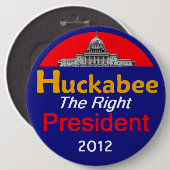 HUCKABEE 2012 6-inch Button (Voorkant /achterkant)