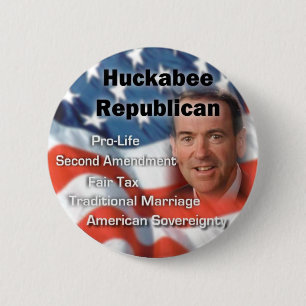 huckabeerepublica ronde button 5,7 cm