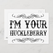 huckleberry briefkaart (Voorkant / Achterkant)