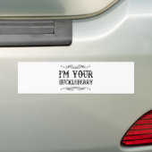 huckleberry bumpersticker (Op auto)