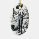 Huckleberry Finn Keramisch Ornament (Rechts)