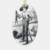 Huckleberry Finn Keramisch Ornament (Links)