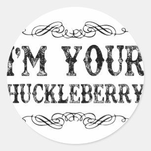 huckleberry ronde sticker