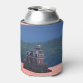 Hudson Athens Lighthouse - Hudson City Light, NY Blikjeskoeler (Blikje Voorkant)