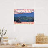 Hudson Athens Lighthouse - Hudson City Light, NY Poster (Keuken)