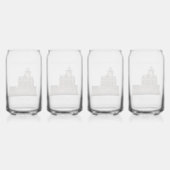 Hudson Athens vuurtoren kan glas (Achterkant)