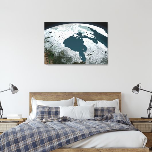 Hudson Bay Zee op 14 november 2005. Canvas Afdruk (Insitu (Slaapkamer))