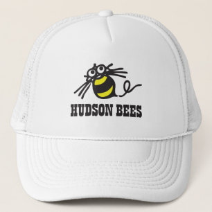 Hudson Bees Baseball Pet (wit)