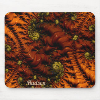 HUDSON ~ Gepersonaliseerde fractal ~ aardse wormen Muismat