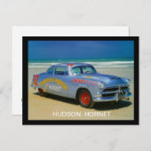 Hudson Hornet Briefkaart (Voorkant / Achterkant)