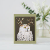 Hudson la carte postale de hibou neigeux (Debout devant)